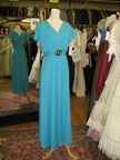 70's aqua dress