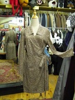 70's Dress Leopard Wrap