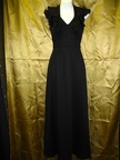 70's Dress Long Black