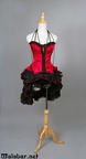 Burlesque red corset