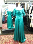 1940's Ballgown turquoise