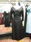1940's dress black with lace